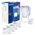 BRITA klaasist sinine veekanister 5 Maxtra PRO Pure Performance filtriga