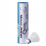 Yonex Mavis 2000W sulgpallid, valged, 6 tk, keskmised