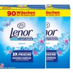 Pesupulber LENOR Aprilfrisch, universaalne, 9,9 kg, 180 pesukorda