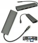 USB-C jaam APPLE s&uuml;learvutile, pildi laiendus 2 monitorile