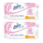 Linteo Baby beebidele niisked salvr&auml;tikud koriandriga, parabeenideta, 72 tk x 2