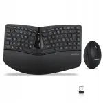 Juhtmevaba ergonoomiline klaviatuur hiirega Perixx Periduo-606