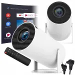 Projektor Android Smart TV WiFi Full HD 7000LM 4K LED Bluetooth valge