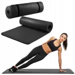 Joogamatt FUNFIT, 183 x 61 x 1,5 cm, must
