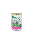 Konservtoit koertele OASY One Protein metssealiha, t&auml;iskasvanutele, 400 g