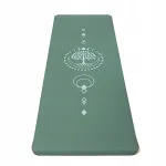 Joogamatt Yogi & Yogini Premium TPE 5 mm, roheline, Tree of Life