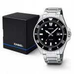 Meeste kell Casio MDV-107D-1A1VEF h&otilde;bedase rihmaga, DIVER