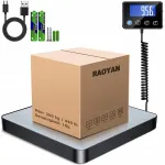Platvormkaalud 200 kg LCD Hold Tara USB C INOX 440 lbs