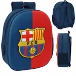 Lasteseljakott FC Barcelona 3D, jalgpall, suur, kastanpruun