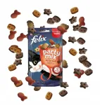 FELIX Party Mix kassilemmikud kana, veise- ja l&otilde;helihaga, 3 x 60 g