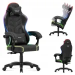 Ergonoomiline m&auml;ngu- ja kontoritool Huzaro FORCE 2.7 RGB, must, kuni 140 kg