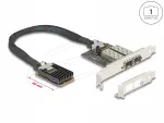 V&otilde;rgukaart Delock 95281, Mini PCIe, 2x SFP, Gigabit, t&auml;issuuruses
