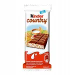 &Scaron;okolaadibatoon Kinder Country teraviljadega, valmistatud Saksamaal
