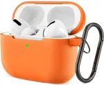 Apple AirPods Pro 3 silikoonist korpus konksuga, oranž