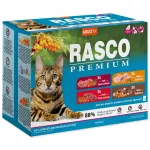 Rasco Premium niiske kassitoit, 12 x 85 g, erinevad maitsed