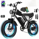 Elektriline maastikujalgratas Ridstar Q20, 1000W, 20Ah, kuni 55 km/h, h&uuml;draulilised pidurid