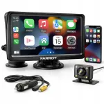 7" auto monitor X5300 CarPlay, Android Auto, Bluetooth, WiFi ja tagakaameraga