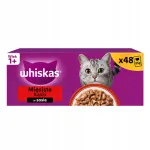 M&auml;rg kassitoit WHISKAS kastmes, 48 x 85 g