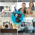 HD 1080P USB veebikaamera k&auml;sitsi teravustamisega