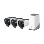 V&auml;ljas IP kaamera Eufy Eufycam S3 Pro, 3 kaameraga komplekt