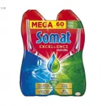 N&otilde;udepesuvahend Somat EXCELLENCE DUO GEL loputusvahendiga, 1080 ml, 60 pesukorda