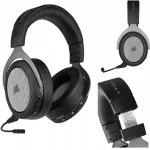 Juhtmevabad m&auml;nguk&otilde;rvaklapid Corsair HS75 XB mikrofoniga ja 3D heliga