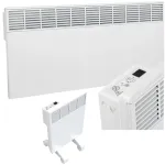 Elektriline seinakonvektor termostaadiga, 2500 W, valge