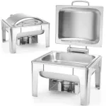 Toidu soojendaja k&uuml;&uuml;nlaalus Satin Steel GN 1/2