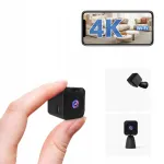 Mini kaamera, 4K HD, juhtmevaba WLAN (2,4 GHz)