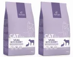 Pokusa CatLine Kitten kuivtoit kutsikatele vasika- ja k&uuml;&uuml;likulihaga, 2 x 3 kg