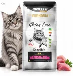 EUPHORIA SENSIBLE teraviljavaba kuiv kassitoit kalkuni- ja j&auml;neselihaga, 1,5 kg
