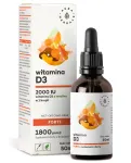 Toidulisand Aura Herbals Vitamin D3 Forte 2000IU lanoliinist, 50 ml