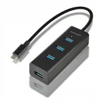 USB-jaotus AXAGON HUE-S2C, 4 pesa, USB 3.2 Gen 1, laadimistoega