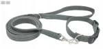 Koera rihm ja kaelarihm DEER PET, 2 m, hall
