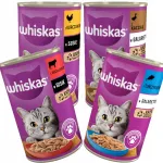M&auml;rg kassitoit WHISKAS erinevate maitsetega t&auml;iskasvanud kassidele, 24 x 400 g (9,6 kg)