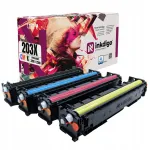 4x 203X CF540X&ndash;CF543X toonerikassetid HP Color LaserJet PRO M254 M280 jaoks