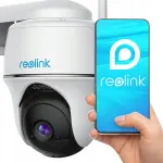 Reolink Argus PT juhtmevaba 4MP WiFi IP-kaamera akuga