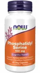 NOW Foods fosfatid&uuml;&uuml;lseriini toidulisand 100mg koos koliiniga, 60 kapslit