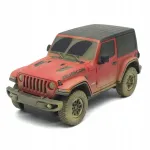 RC auto JEEP Wrangler Rubicon 1:24 Rastar 79500-4, mustuseteemaline mudel
