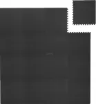 Kokkupandav treeningmatt, 240x240 cm, must
