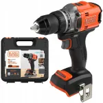Kruvikeeraja 18V 50Nm BLACK DECKER BLD682XN, harjadeta, kohvriga