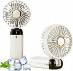 Kaasaskantav ventilaator, 5 kiirust, LED, 15 tundi t&ouml;&ouml;aega, kokkupandav, USB, vaikne