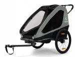 Laste jalgrattahaagis Hamax Traveller Twin, kaki-must