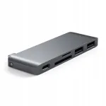 USB-C hub SATECHI 60W koos 2 USB-A ja m&auml;lukaardilugejaga mobiilseadmetele