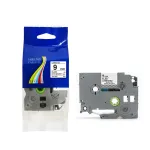 Iseliimuv lint Brother TZe-SE2, 9 mm x 8 m, valge musta tekstiga, SEAL
