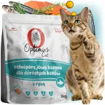 Kuiv kassitoit Optimus Cat Karma l&otilde;he&otilde;li ja tauriiniga, 1 kg