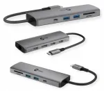 Dynabook USB-C jagaja kahe monitori jaoks, 100W laadimine
