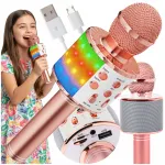Juhtmevaba mikrofon lastele Bluetoothi ja USB k&otilde;lariga