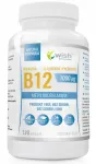 Toidulisand Wish Pharmaceutical Vitamiin B12 1000mcg prebiootiku ja L-leutsiiniga, 120 kapslit