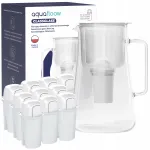 AquaFLoow ClassGlass 3 l valge veefiltri kann 11 filtrikasseti jaoks